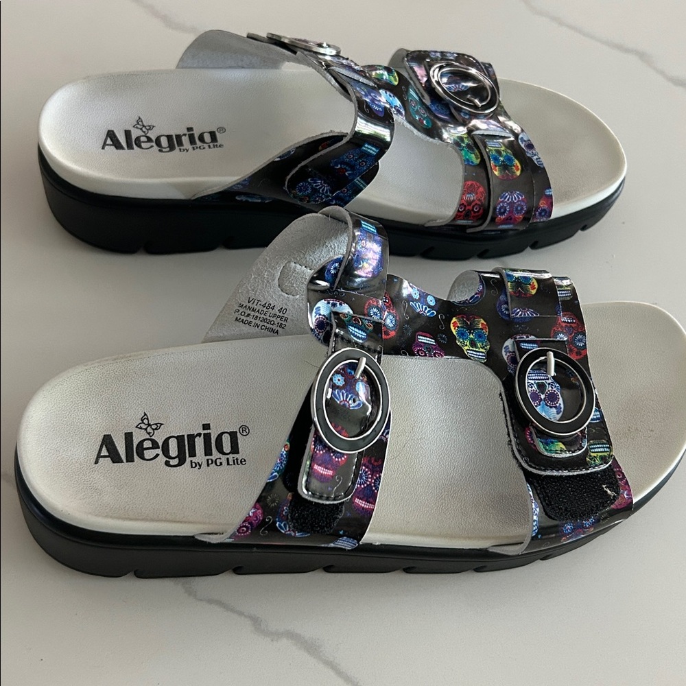 Alegria Sugar Skulls Sandals - Picture 2 of 5